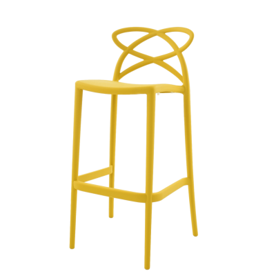 wholesale stackable furniture plastic bar stools high bar chair for restaurant and cafe bar chair